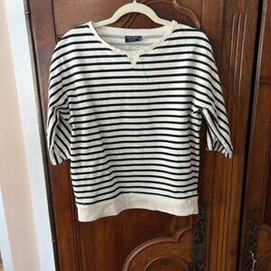 Saint James Atelier striped Breton style sweatshirt, size M